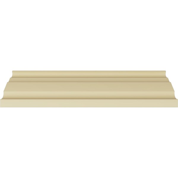 Ekena Millwork 4"H x 3 1/2"P x 5 3/8"F x 94 1/2"L Kent Crown Moulding - MLD04X04X05KE