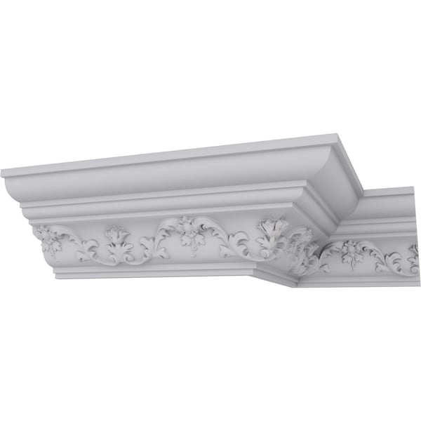 Ekena Millwork 4"H x 3 1/2"P x 5 3/8"F x 94 1/2"L Kent Crown Moulding - MLD04X04X05KE
