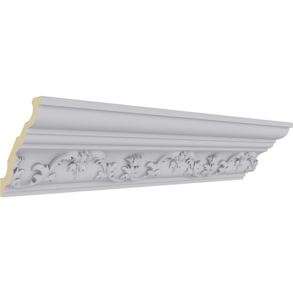 Ekena Millwork 4"H x 3 1/2"P x 5 3/8"F x 94 1/2"L Kent Crown Moulding - MLD04X04X05KE