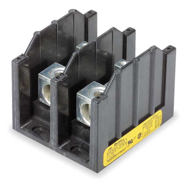 Bloque de distribución de energía Eaton Bussmann, 310A, 2P, 6P secundario, 600V - 16323-2