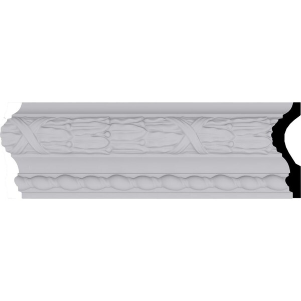 Ekena Millwork Chair Rail, High Density Urethane, 96 in L, 5 in H - MLD05X01DU