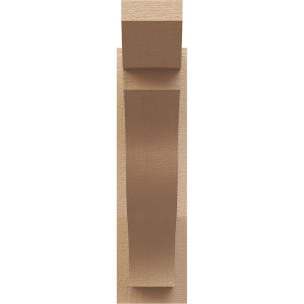 Ekena Millwork 5 1/2-in W x 20-in D x 20-in H Funston Slat Rough Cedar Woodgrain TimberThane Outlooker, Primed Tan - OUTUR055X20X20FST24RCPR