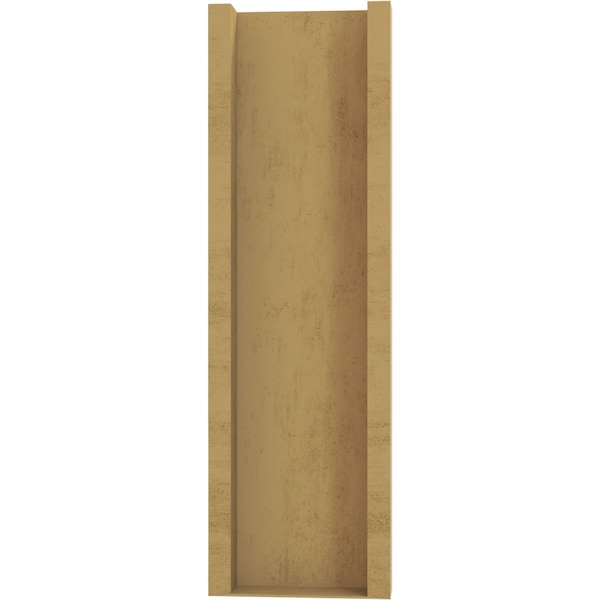 Ekena Millwork 8-in W x 22-in D x 26-in H Funston Trad Rough Cedar Woodgrain TimberThane Outlooker, Primed Tan - OUTUR080X22X26FST04RCPR