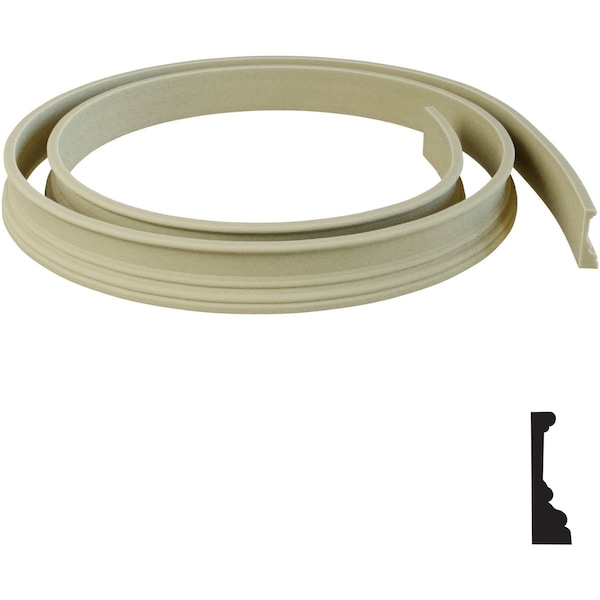 Ekena Millwork 3 7/16"H x 1"D x 144"L Casing Flexible Moulding - CASF03X01X144