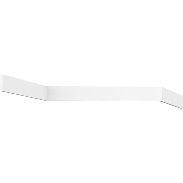 Ekena Millwork WM265 - 1 1/2"H x 1/4"P x 96"L Lattice Moulding, PVC - WM265X96SWPV