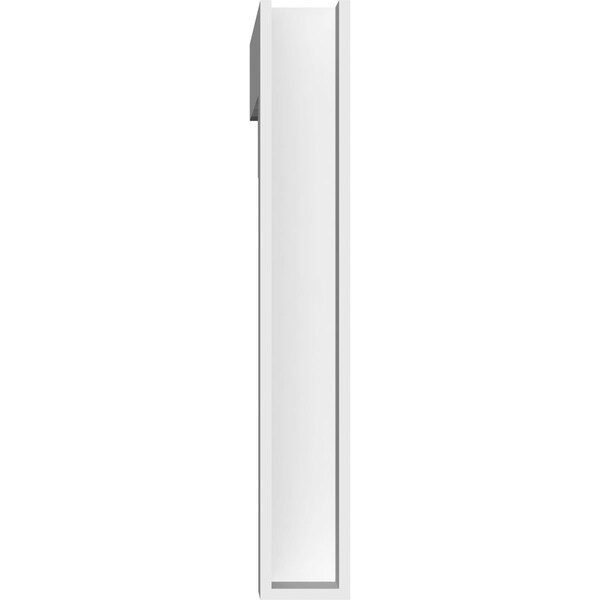 Ekena Millwork Standard Imperial Architectural Grade PVC Bracket With Block Ends, 3"W x 20"D x 20"H - BKTP03X20X20IMP05