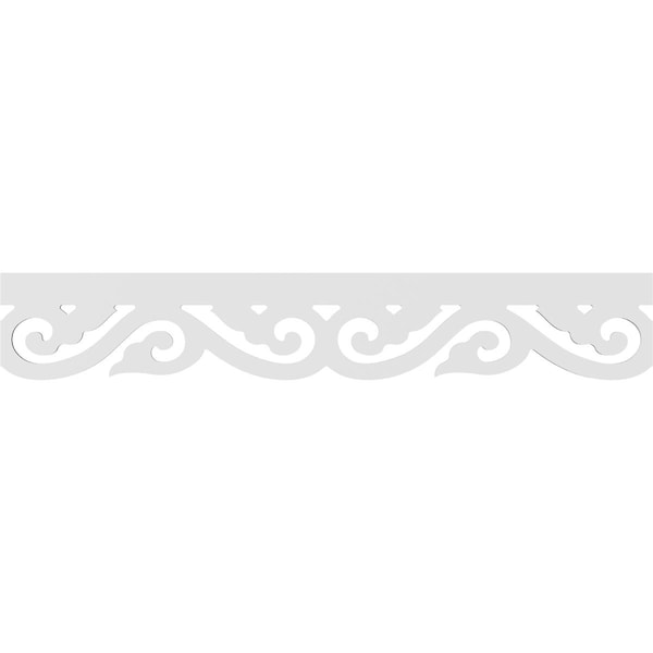 Ekena Millwork Parker Architectural Grade PVC Running Trim, 8"H x 5/8"P x 48"L - RUNP08X0625X48PRK
