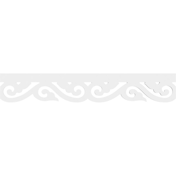 Ekena Millwork Parker Architectural Grade PVC Running Trim, 8"H x 5/8"P x 48"L - RUNP08X0625X48PRK