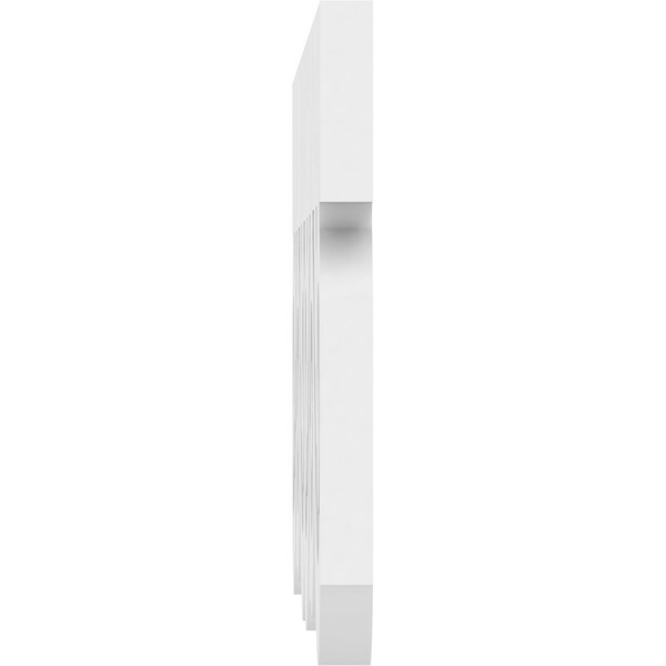 Ekena Millwork Parker Architectural Grade PVC Running Trim, 8"H x 5/8"P x 48"L - RUNP08X0625X48PRK