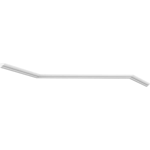 Ekena Millwork 3/8"H x 1/2"P x 96"L Bead Moulding, PVC - MLD00X01X96BESWPV
