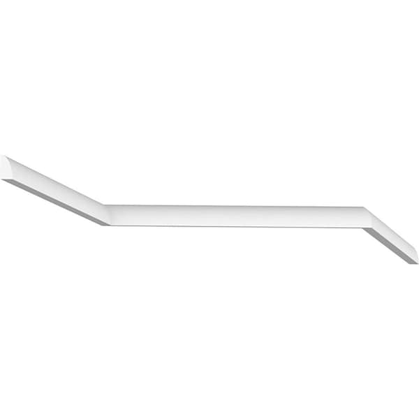 Ekena Millwork WM108 - 1/2"H x 1/2"P x 96"L Quarter Round Moulding, PVC - WM108X96SWPV