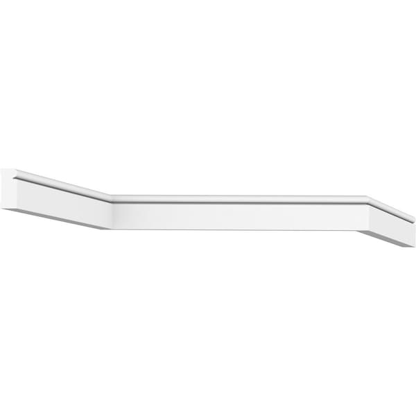 Ekena Millwork WM176 - 1 5/8"H x 5/8"P x 96"L Brick Mould, PVC - WM176X96SWPV