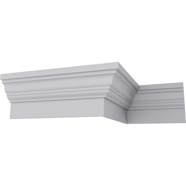 Ekena Millwork 12 3/4"H x 6 1/4"P x 14 1/4"F x 78 3/4"L Fascia Crown Moulding - MLD13X06X12FA