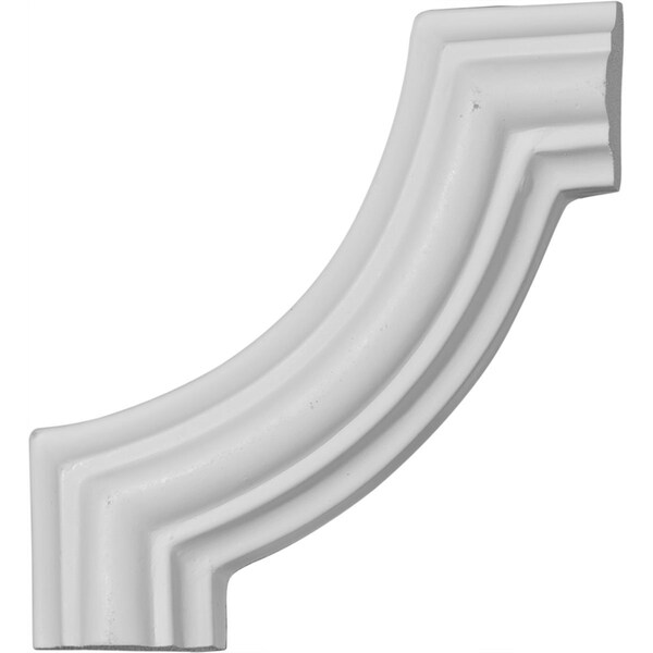 Ekena Millwork 3 1/8"W x 3 1/8"H Wakefield Traditional Panel Moulding Corner (matches moulding PML00X00CL) - PML03X03WA
