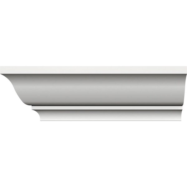 Ekena Millwork WM47 - 3 5/8"H x 2 3/4"P x 4 5/8"F x 96"L Crown Moulding, PVC - WM47X96SWPV