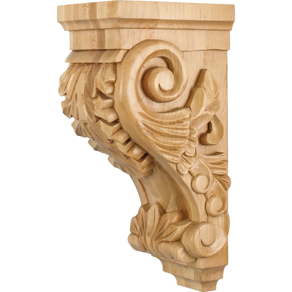 Hardware Resources 5" Wx7"Dx14"H Alder Acanthus Corbel - CORBB-2ALD