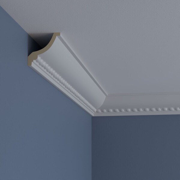 Ekena Millwork 2 3/4"H x 2 3/4"P x 4"F x 94 1/2"L Valeriano Rope Crown Moulding - MLD03X03X04VA