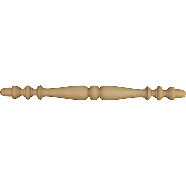 Osborne Wood Products 28 x 2 3/8 x 1 1/4 Vanity Applique in Soft Maple - 7120M