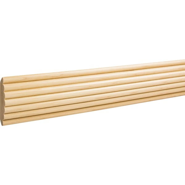 Hardware Resources Alder, 96" L, 2-5/8" H, Unfinished - CC5ALD