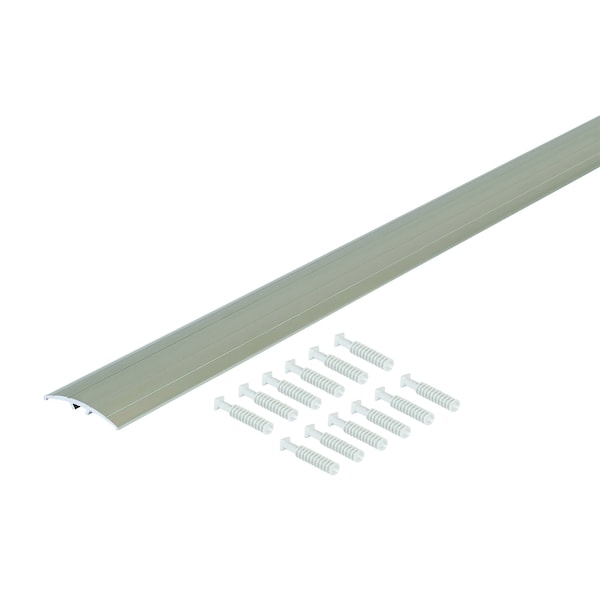 M-D Building Products Aluminum, Pewter, 36 in L, 72 in H, 1.5 in W - 43813