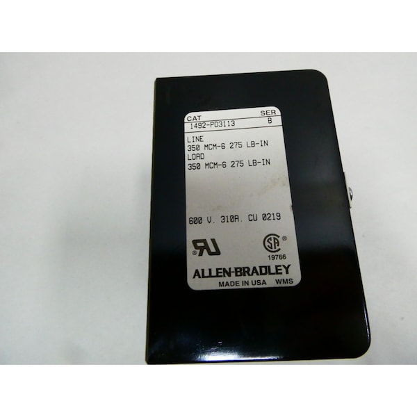 Bloque de terminales y contactos de potencia de CA de 600V-AC Allen Bradley - 1492-PD3113