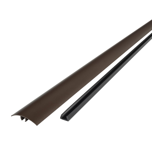 M-D Building Products Aluminum, Forest Brown, 36 in L, 1.75 in W - 31977