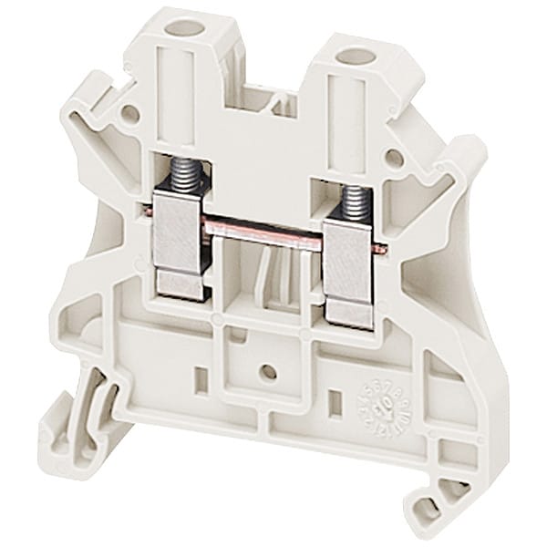 Bloques de terminales Square D, 30 A, 26 AWG, 10 AWG - NSYTRV42WH
