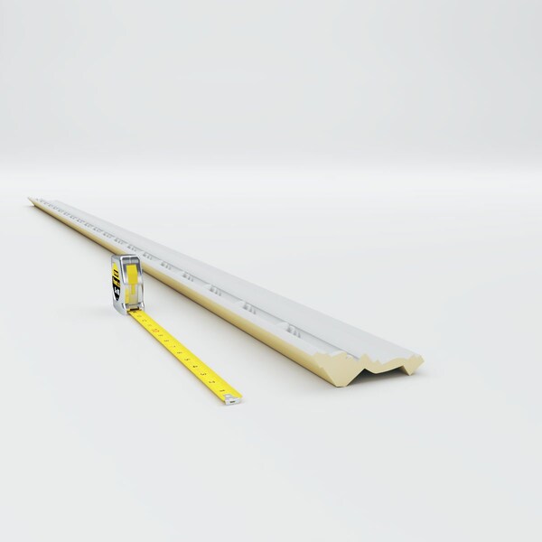 Ekena Millwork 3 1/2"H x 3 1/2"P x 5"F x 94 1/2"L Nouveau Crown Moulding - MLD03X03X05NO