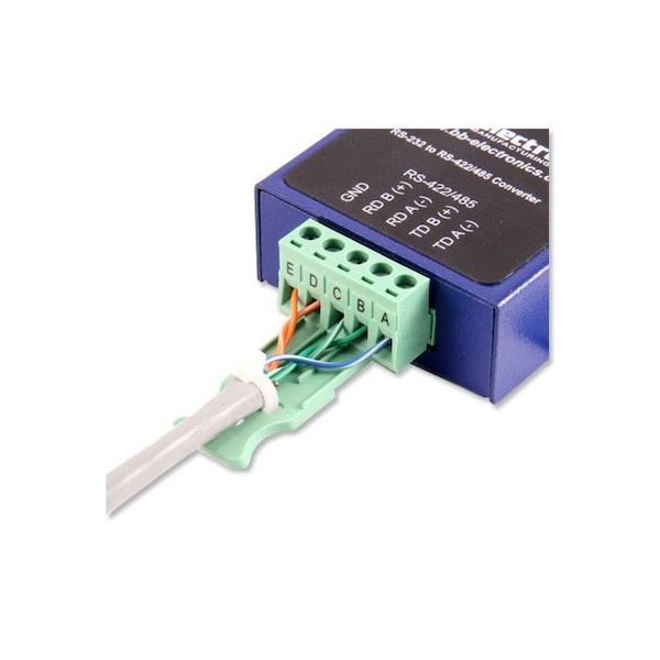 Advantech TB5P508SR-2PK - Bloque de terminales de 5 POS 5.08MM CON ALIVIO DE TENSIÓN - 2 PK - BB-TB5P508SR-2PK