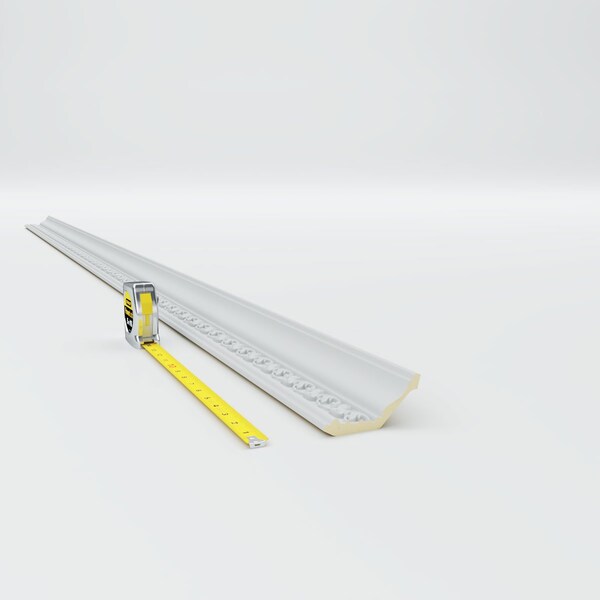Ekena Millwork Polyurethane, 94-1/2 in L, 3-1/8 in H, Factory Primed - MLD03X02X03IR