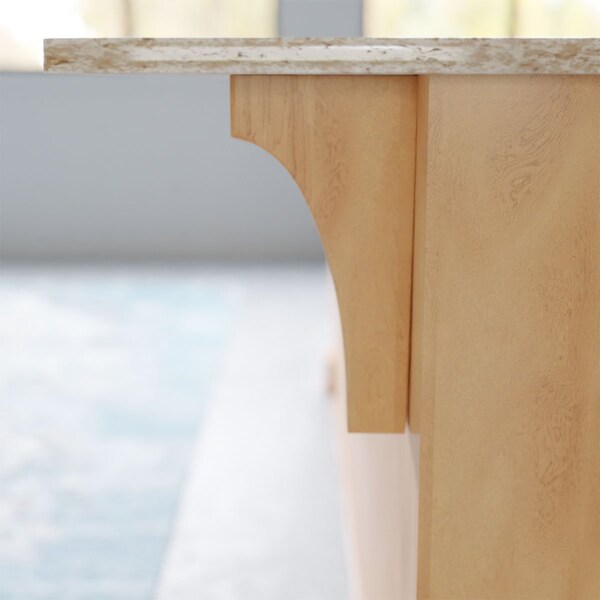 Ekena Millwork 1 3/4"W x 6"D x 12"H Clarksville Bracket, Red Oak - BKTW02X06X12CVRO