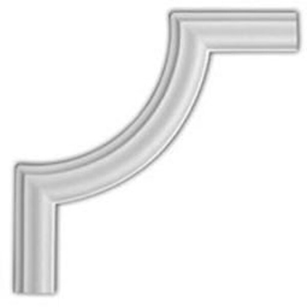 Ekena Millwork 11 1/4"W x 11 1/4"H, Aberdeen Panel Moulding Corner (matches moulding PML01X00AB) - PML11X11AB