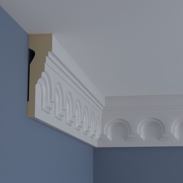 Ekena Millwork 6 7/8"H x 2"P x 94 1/2"L Heaton Frieze - MLD07X02HE