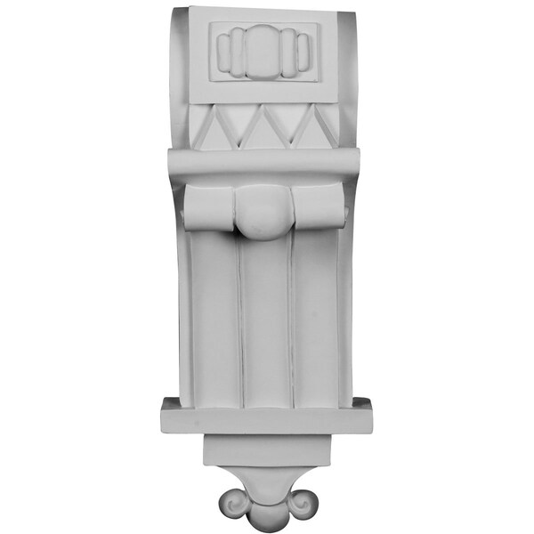 Ekena Millwork 8 1/8"W x 7 7/8"D x 20 1/8"H Middlesborough Corbel - COR08X08X20MD