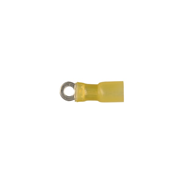 Disco Terminal de Cobre Amarillo con Terminal de Pestaña para Cable Calibre 12-10 AWG PK10 - 12142PK