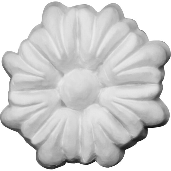 Ekena Millwork 1 1/4"OD x 1/2"P Lauren Round Rosette - ROS01X01LA