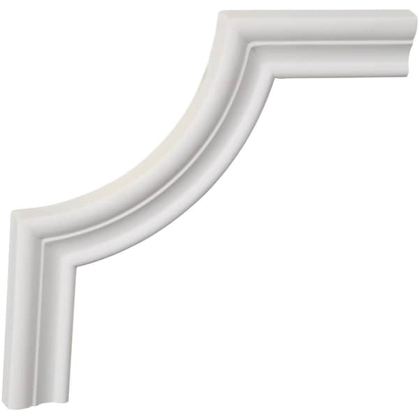 Ekena Millwork Panel Moulding Corner, High Density Urethane, 8 in H, 8 in W - PML08X08ST-2