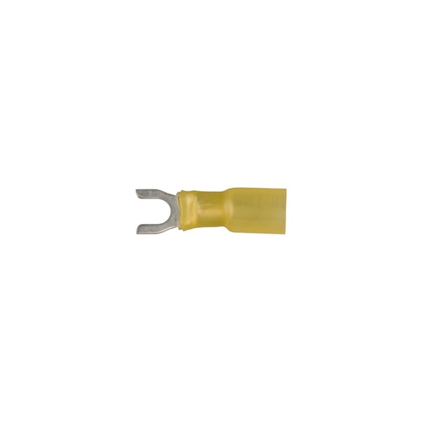 Terminal de Crimpado de Nylon Amarillo para Perno/Abierto, para Cable de 12-10G, Paquete de 10 - 12158PK