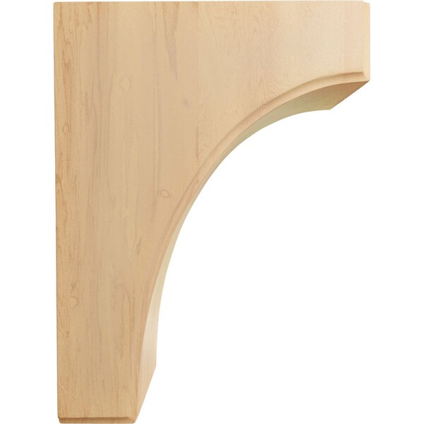 Ekena Millwork 3 1/2"W x 6"D x 8"H Clarksville Bracket, Red Oak - BKTW04X06X08CVRO
