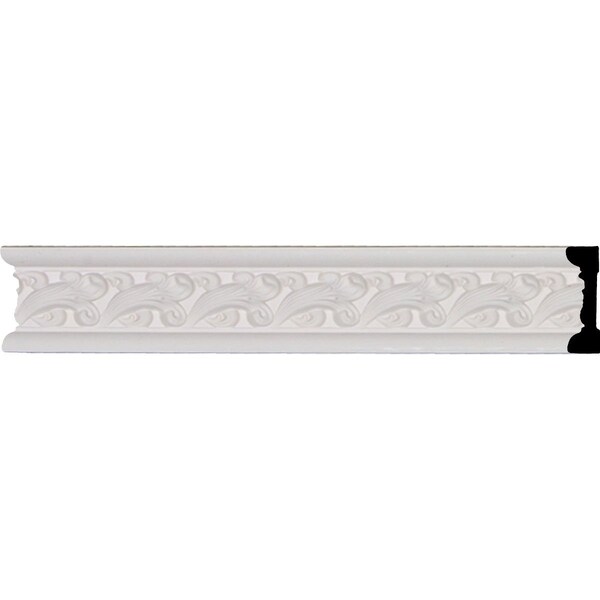 Ekena Millwork SAMPLE - 2 1/4"H x 3/4"P x 12"L Kinsley Chair Rail - SAMPLE-CHA02X01KN
