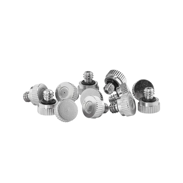 Terminal de Crimpado de Nylon Amarillo para Disco con Pestaña de .250 para Aislamiento de Velocidad Mediana en Cable de 12-10G, Paquete de 10 - 12163PK