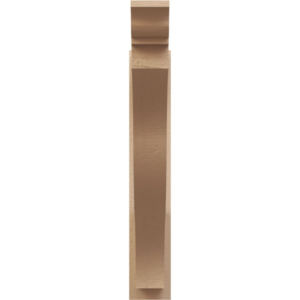 Ekena Millwork 6-in W x 36-in D x 36-in H Funston Trad Rough Cedar Woodgrain TimberThane Outlooker, Primed Tan - OUTUR060X36X36FST04RCPR