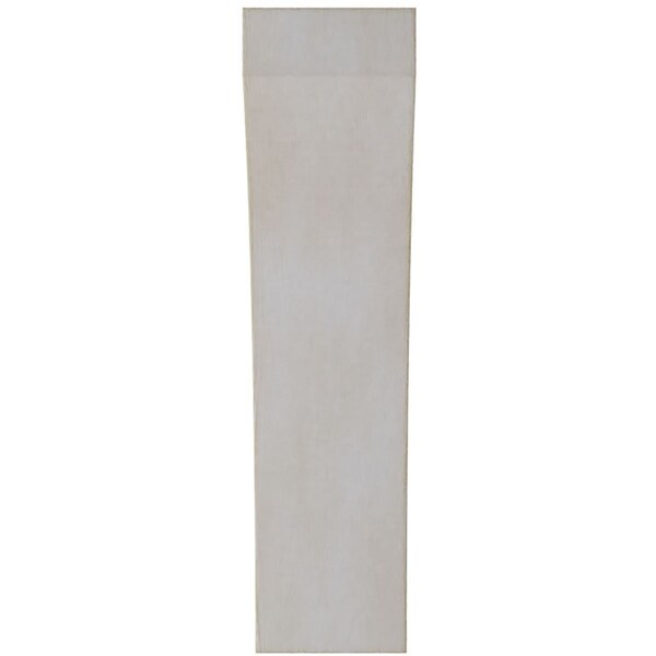 Ekena Millwork 3"W x 7 1/2"D x 12"H Extra Large Lawson Wood Vintage Decor Corbel, Chalk Dust White - CORWD03X07X12LWWH