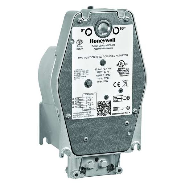 Honeywell Electric Actuator, 30 in.-lb., 2 SPDT - MS4104F1010/U