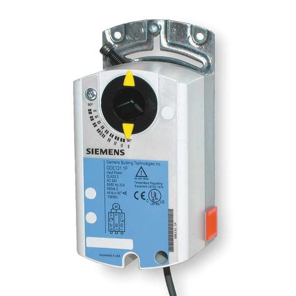 Siemens Electric Actuator, 44 in.-lb., -25 to130 - GDE131.1P