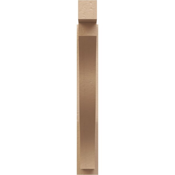 Ekena Millwork 6-in W x 34-in D x 42-in H Funston Block Rough Cedar Woodgrain TimberThane Outlooker, Primed Tan - OUTUR060X34X42FST44RCPR