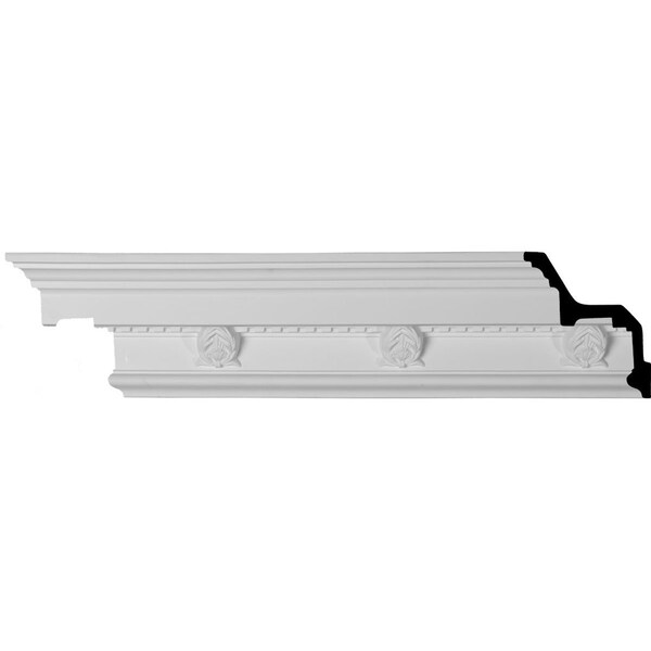 Ekena Millwork SAMPLE - 4 1/8"H x 5"P x 6 1/2"F x 12"L Cole Crown Moulding - SAMPLE-MLD04X05X07CO