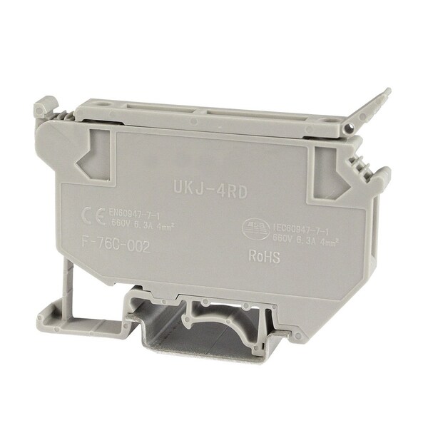 Bloque terminal de fusible de vidrio con indicación de 24V, porta fusible de vidrio de 5x20mm, paquete de 10 piezas - ASIUK5HESILED24