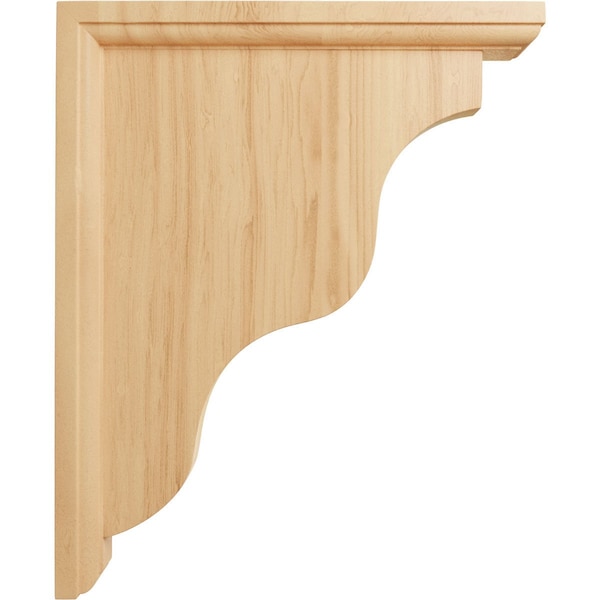 Ekena Millwork 1 1/2"W x 9"D x 11"H Hamilton Traditional Bracket, Red Oak - BKT01X09X11HARO