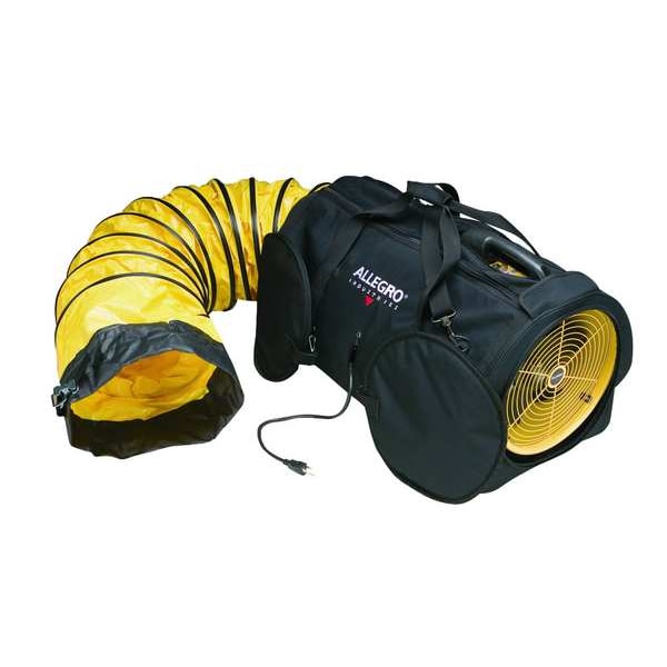 Allegro Industries Conf. Sp Fan Air Bag, Axial, Dia 8 In - 9535-08